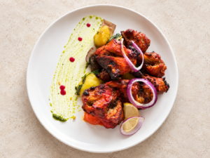 Tandoori chicken served at Himchuli Highlands